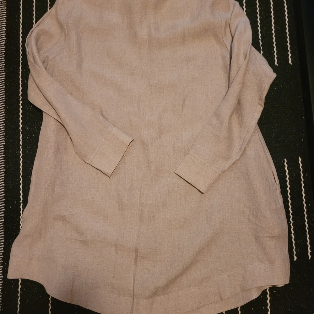 Extra Large pure long linen shirt, never worn - Picture 4 of 5
